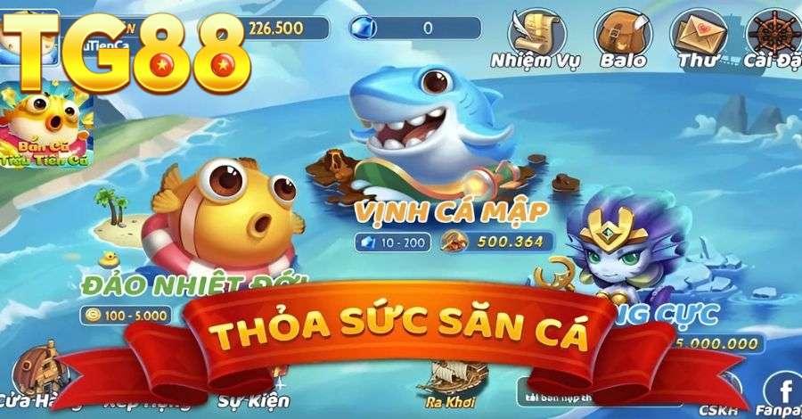 Tham gia bắn cá Tiểu Tiên Cá tại TG88 chỉ với 5 bước đơn giản